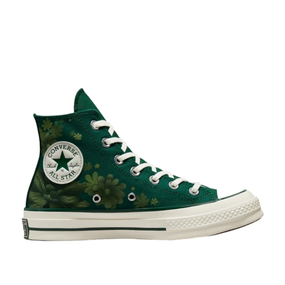 CONVERSE Chuck 70 Highmidnight Rare Clover Egret Plant High tops Mens 11.5 - Picture 2 of 8